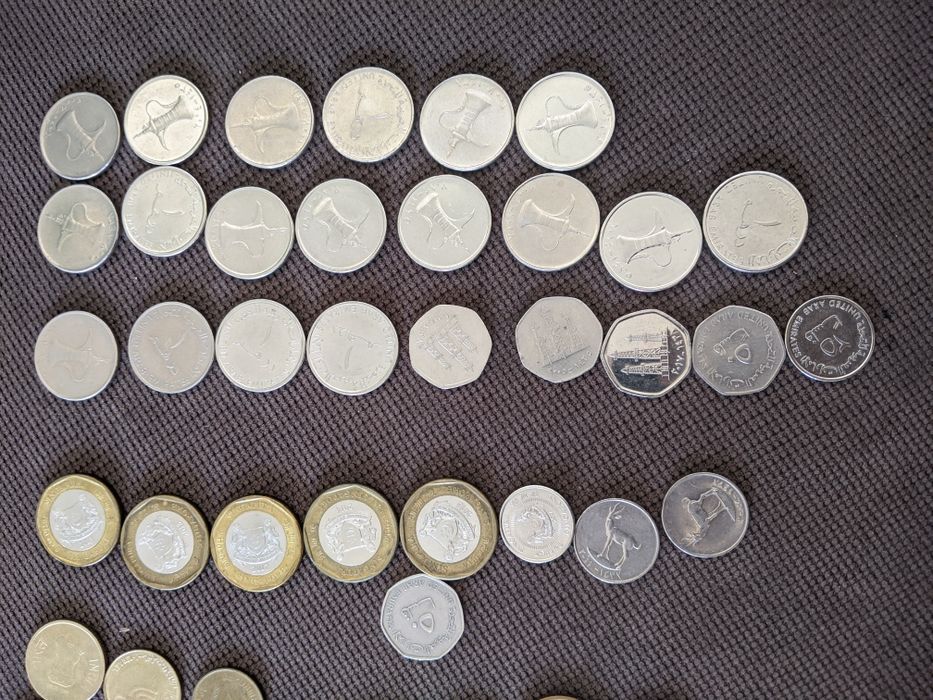 Монети Кариби, Бахами, UAE Арабски и др.112бр. United Arab Emirates