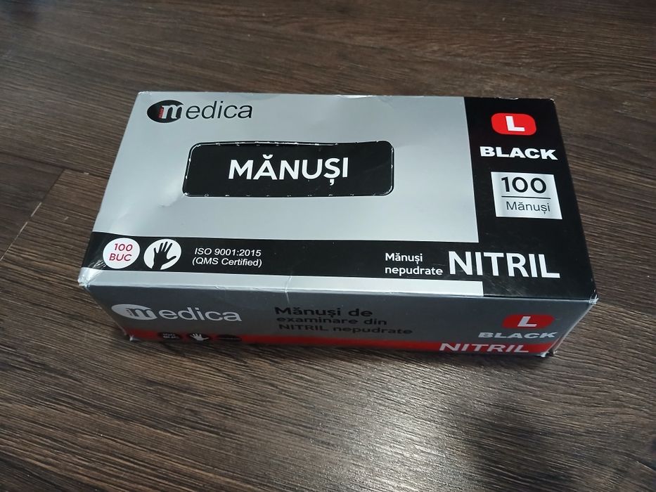 Mănuși negre nitril