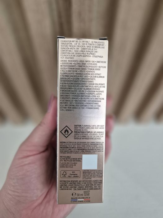 Фон дьо тен lancome