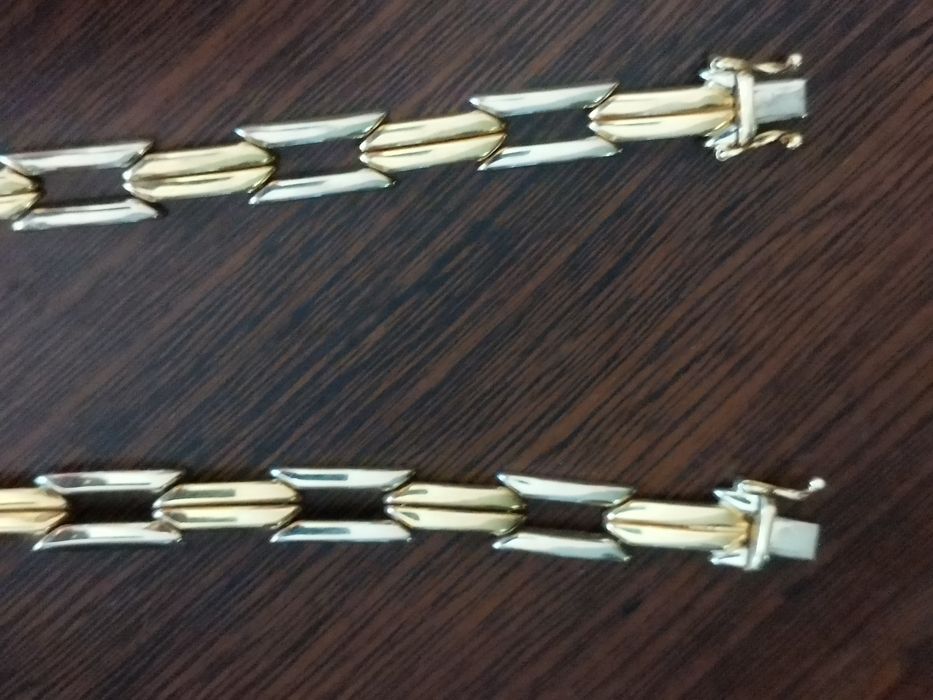 Продам цепь с браслетом Италия 750.