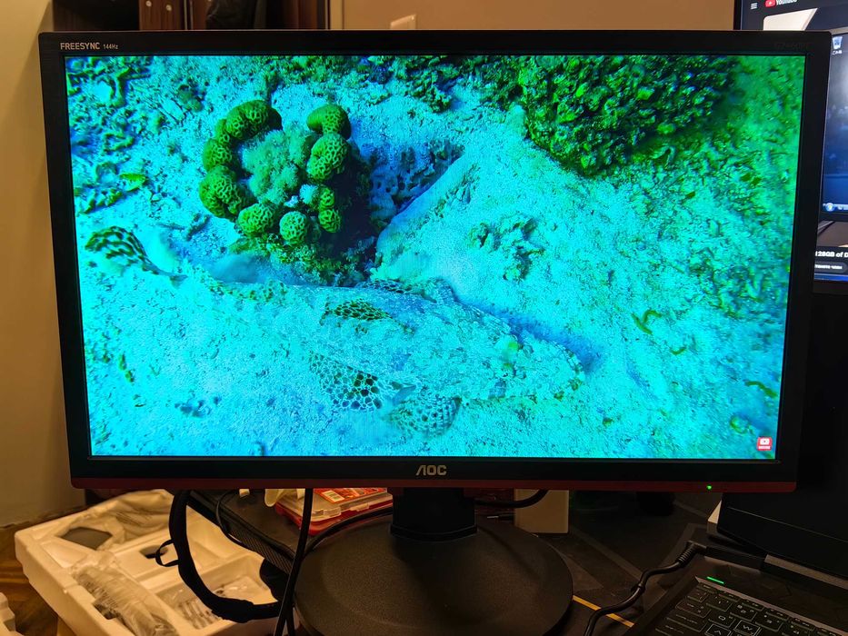 Геймърски монитор 24 in 144hz AOC G2460PF 350 nit FreeSync Premium 1m