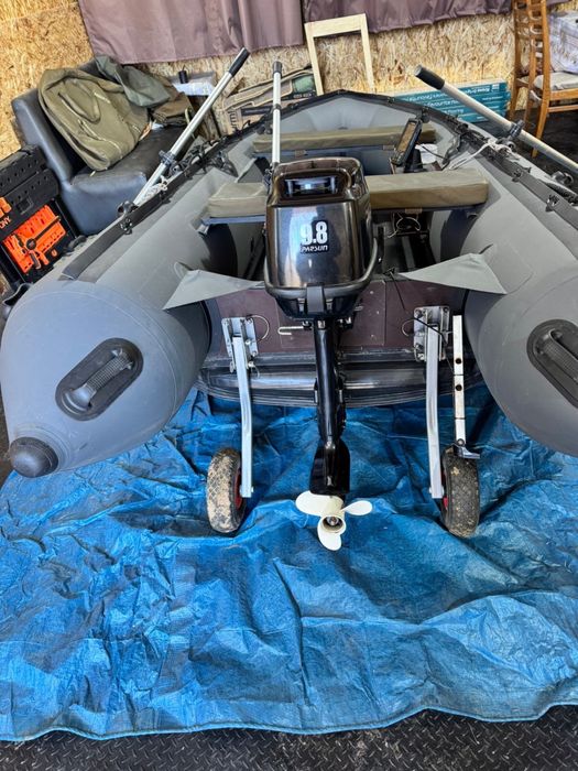 Лодка apache, мотор parsun 9.8