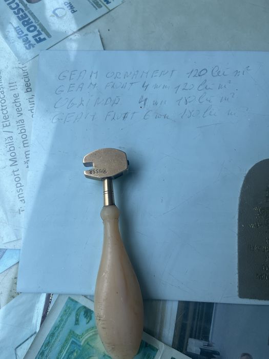 Vand diamant de taiat geam original USSR