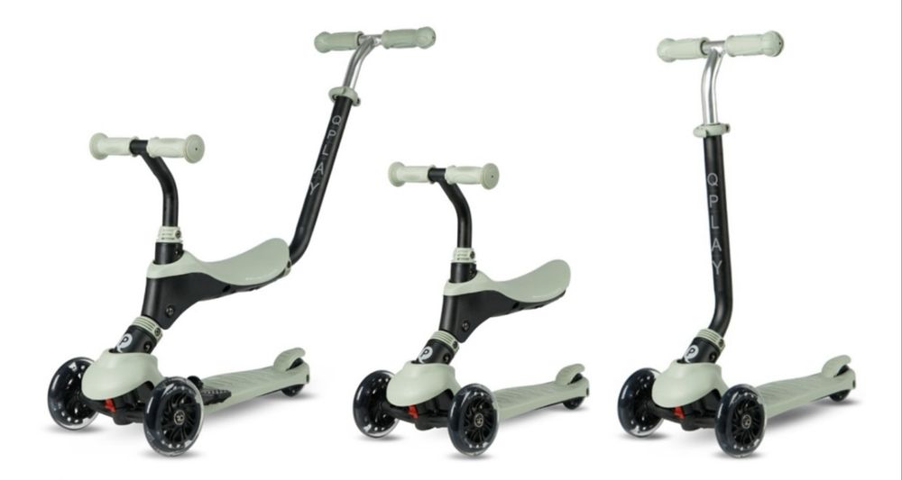 Самокат серый раскладной