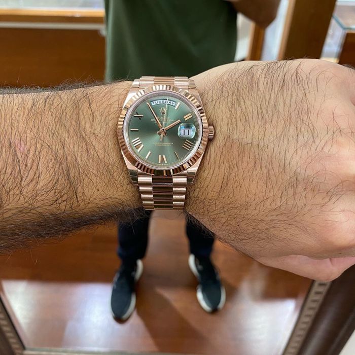 Rolex Daydate  Olive Dial 40,mm