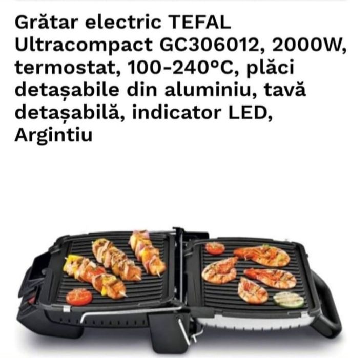 Grătar Electric Tefal Ultracompact