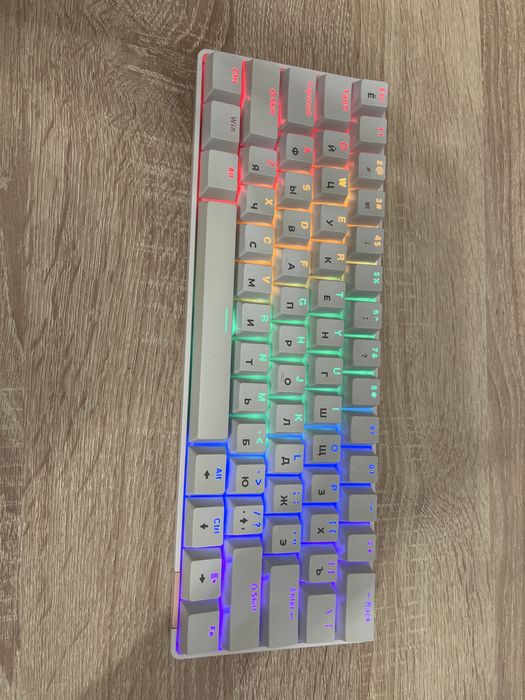 Ajazz STK61 механическая игровая клавиатура, RGB,Bluetooth
