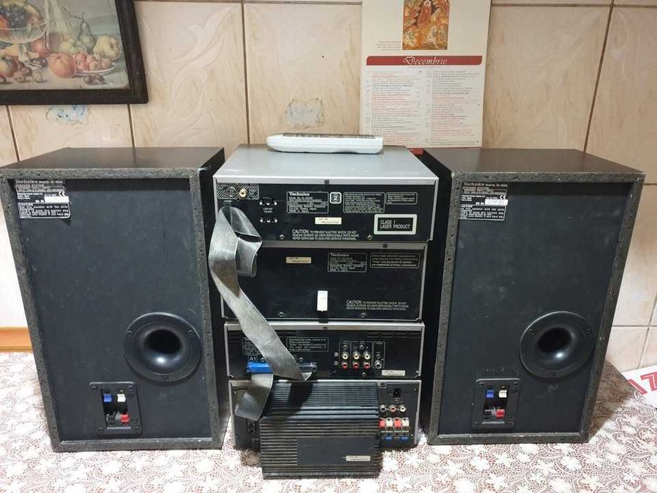 Linie Audio Technics Sa Dv 290 + Boxe SB Dv 250 Made Japan