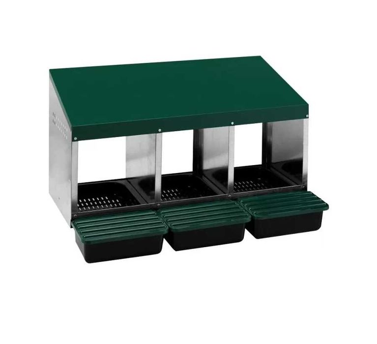 Cuibar pasari MG-03 PROFI cu colector de oua Otel galvanizat Tava oua NOU Garantie Livrare rapida