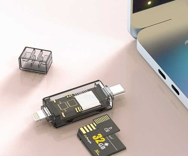 Картридер Type C USB Lightning  ноутбук