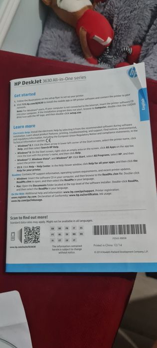 Цветной принтер hp