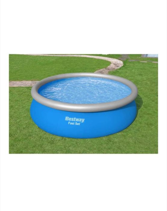 Надуваем Басейн Bestway, Fast set, филтърна помпа и стълба...