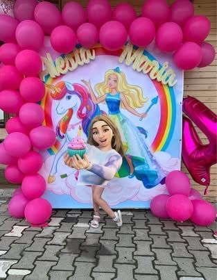 Banner 1,90 x 1,60 tematica Barbie