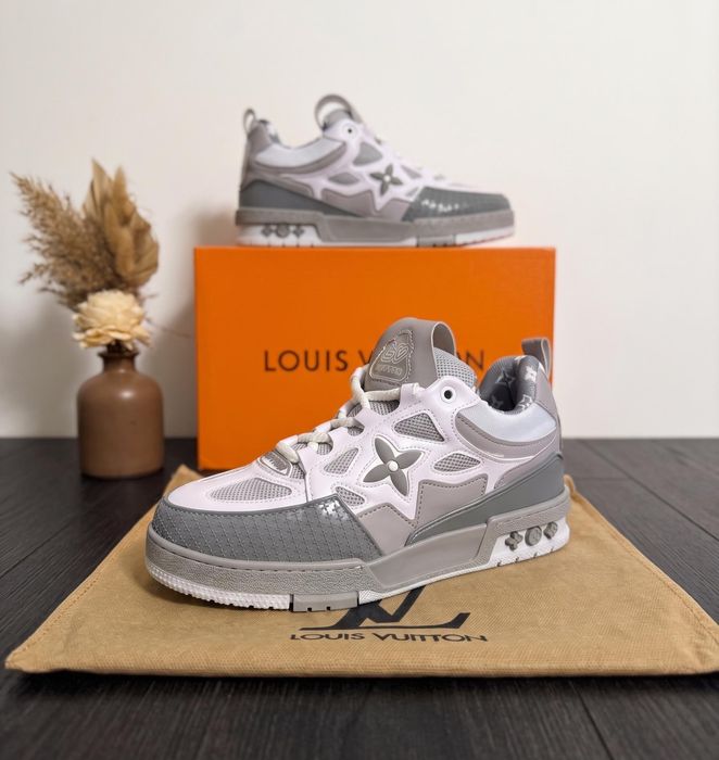 Adidasi LV Skate Alb White - Full Box