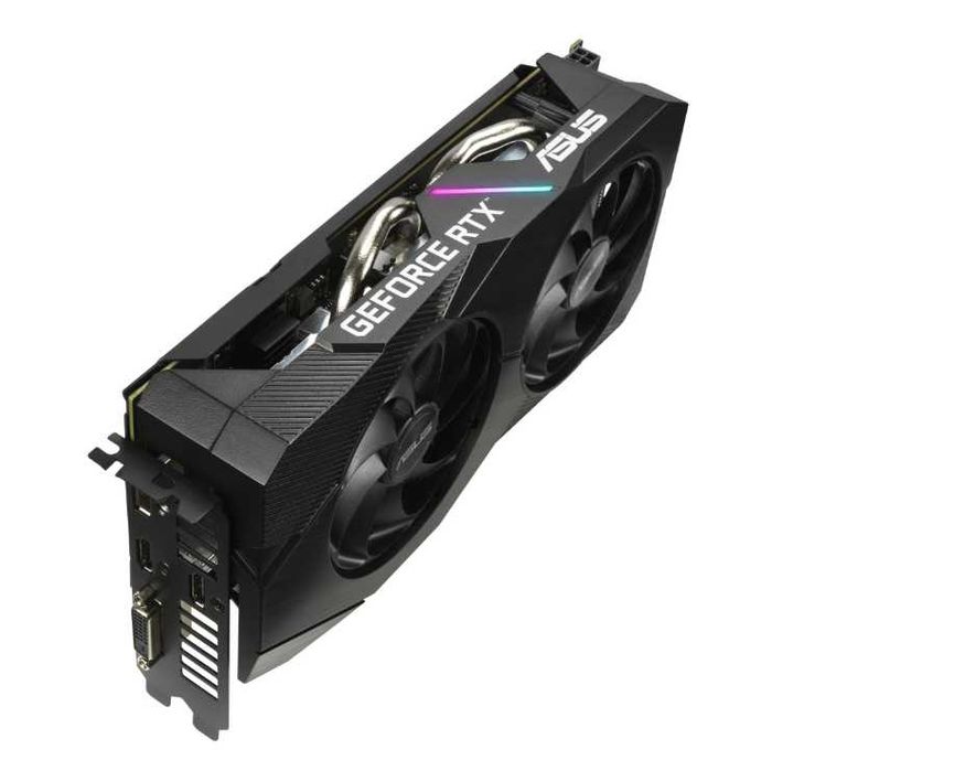 Placa video ASUS Dual GeForce RTX™ 2060 OC edition EVO, 6GB, GDDR6, 192-bit