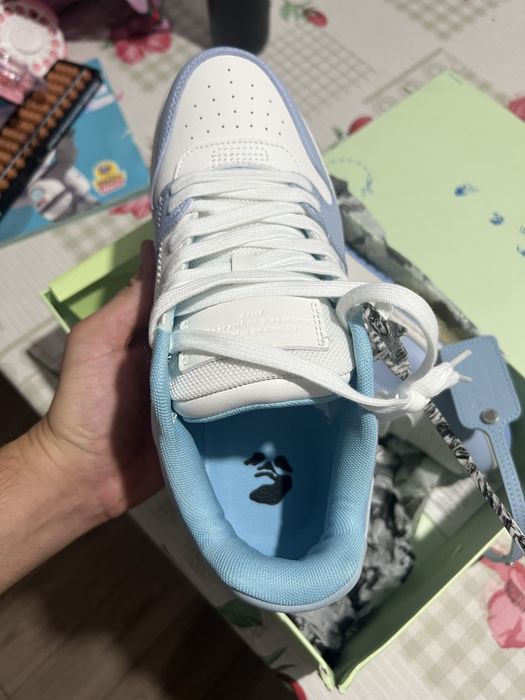 Adidasi Off-White Out Of Office Lace-Up Sneakers