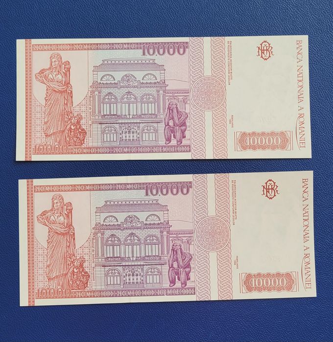 Bancnota 10000 lei 1998 unc bani vechi