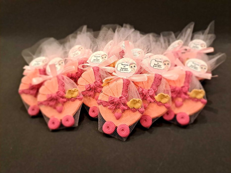 Подаръчета/подаръци за гости, погача, кръщене, рожден ден, сватба