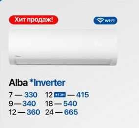 Кондиционер Мидеа! Арзон! Kondisioner Midea! Midea Alba 12 Inverter!