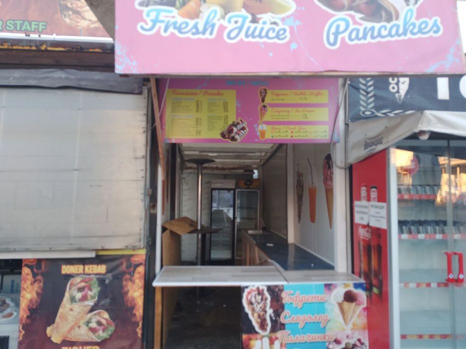 Обект под наем за палачинки – център Слънчев бряг