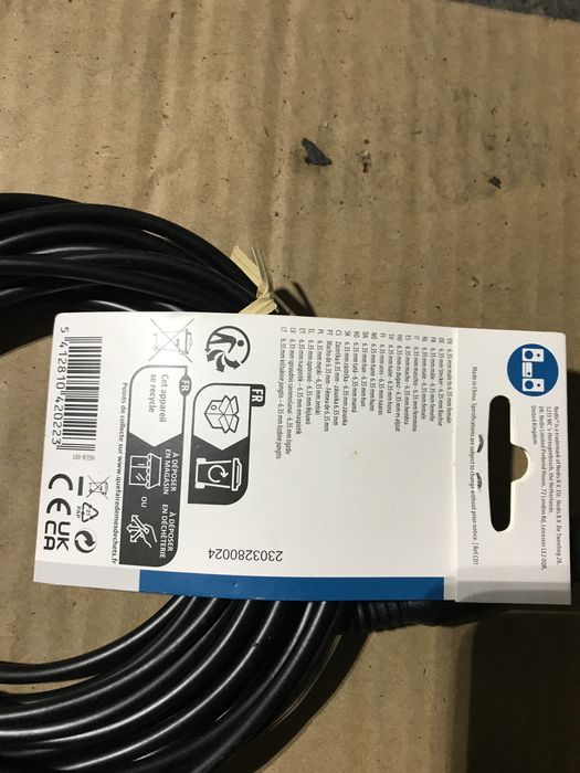 Cablu Audio Nedis Mama-Tata 6,35mm 5m Lungime