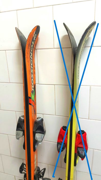 Schiuri skiuri Rossignol copii lungimea 100 cm