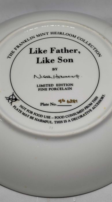 Колекционерска Порцеланова чиния,,Franklin Mint Heirloom"Англия