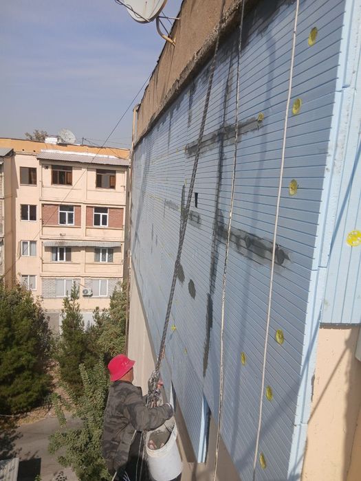 Утепление фасадов зданий,домов.