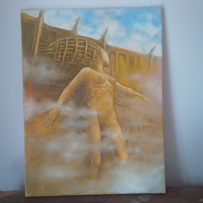 рисунки масло върху платно