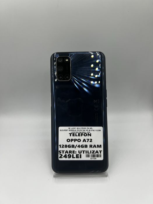 Oppo A72  128 Gb / 4 Gb Ram / Garantie / #57739 Lucky Gold Colentina
