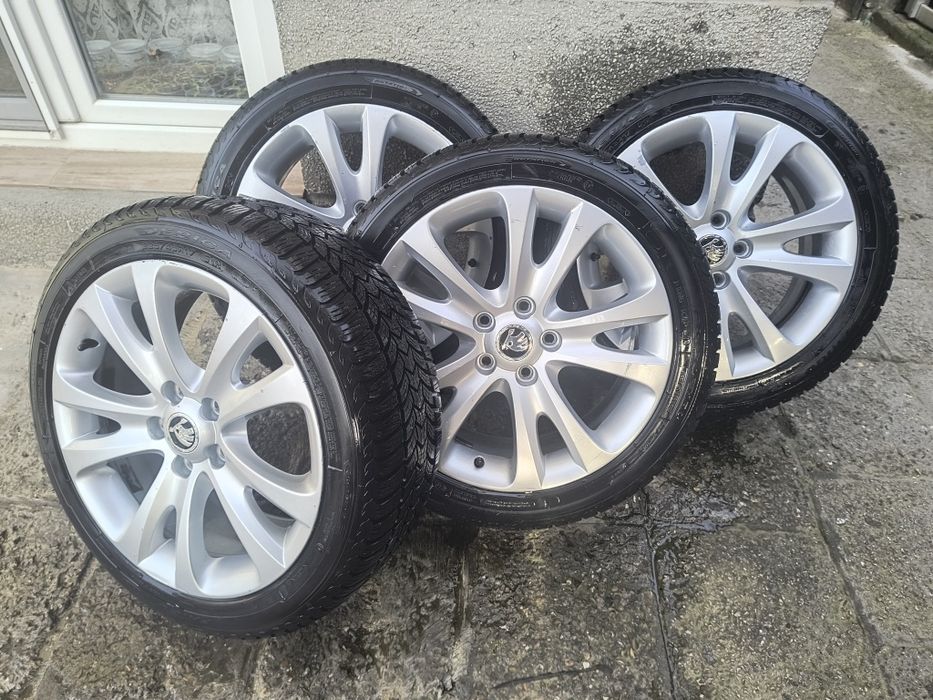 Джанти RONAL 5х112х17, 7,5 J, ET49, ЦО 57,1  с гуми Debica 225/45/17