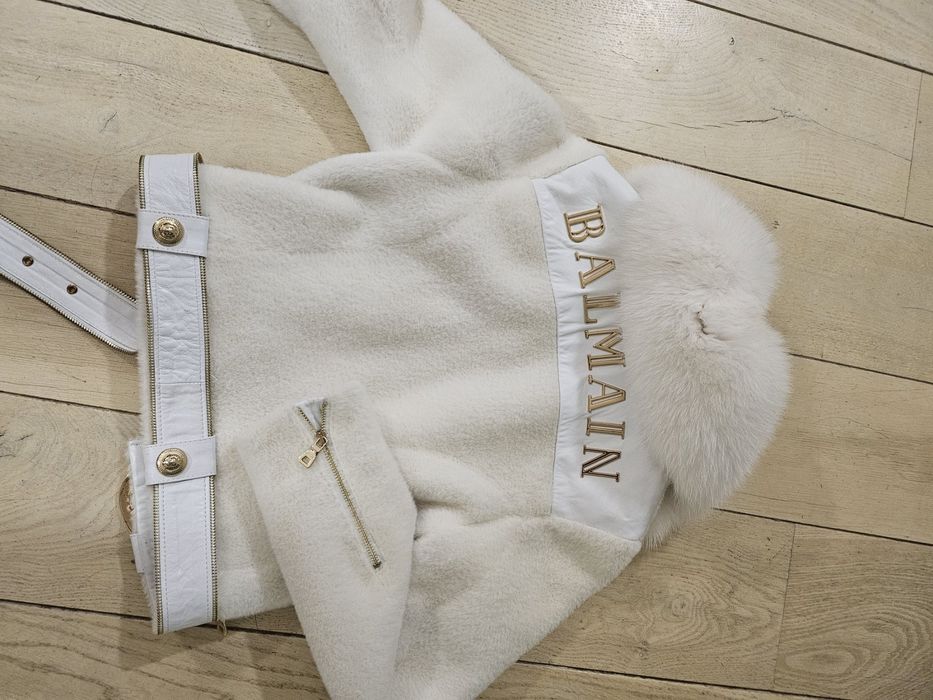 дамско кожено яке Balmain