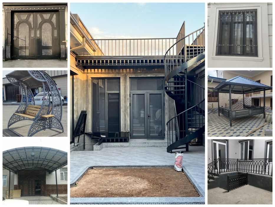 Zakazga darvoza naves perela reshotka va darvozalarga kraska sepamiz