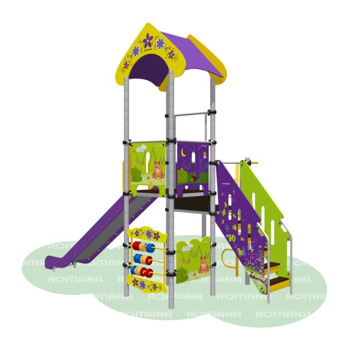 Детские площадки ROMANA. Детские игровые и спортивные комплексы, Горки
