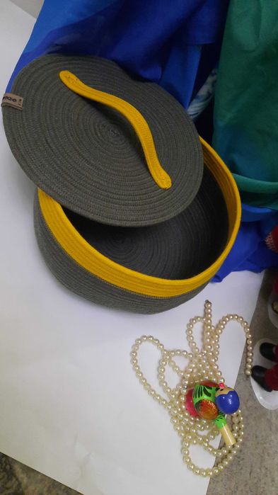 Корзина для хранения с крышкой