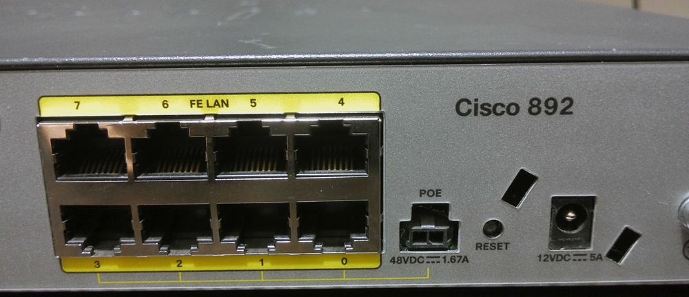 Маршрутизатор CISCO 892