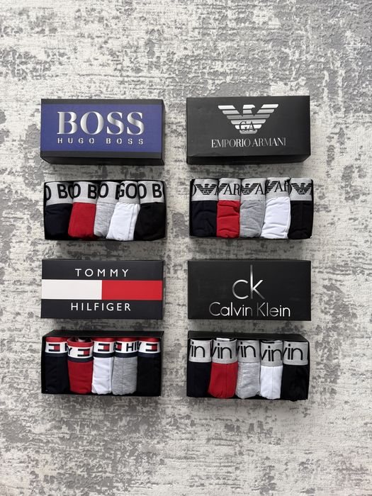 Set PREMIUM 5 boxeri  bărbați - 95% bumbac