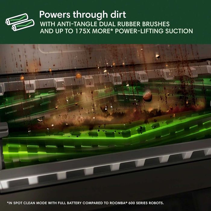 Прахосмукачка Робот iRobot Roomba Max 705 Combo с Докинг станция AutoWash Сухо и Мокро LiDAR 13000Pa