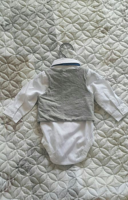 Риза с елече и папионка 3-6м