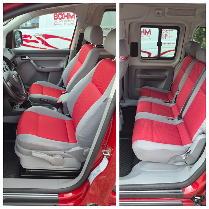 VW Caddy 2009 1.6 benzina +GPL maxi 7locuri