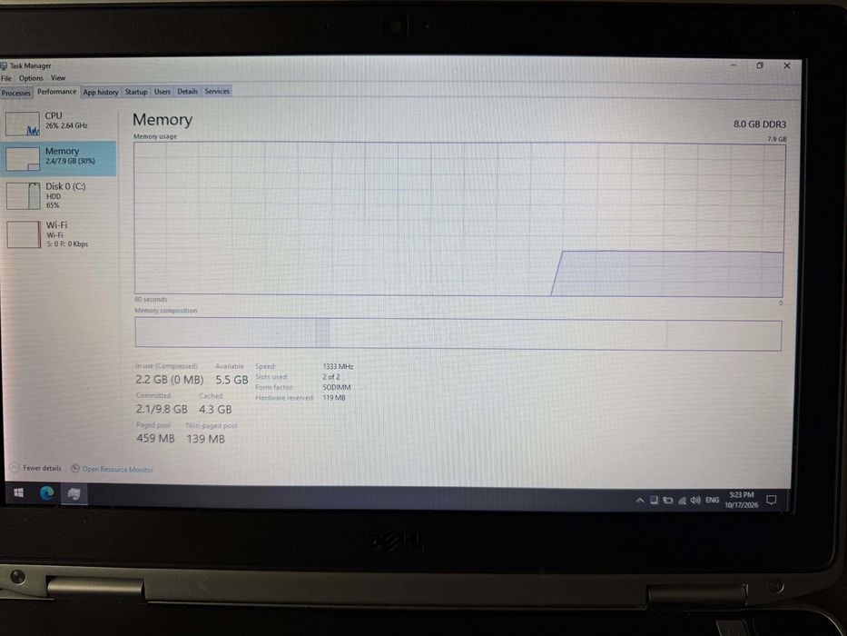 Dell Latitude E6320 – Intel Core i5 / 4GB RAM / 300GB HDD