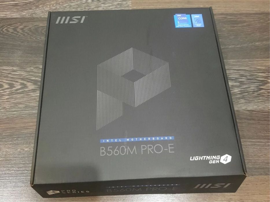 Продам комплект мат платы msi b560m pro e и процессор i5 11600k