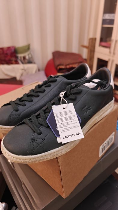 Кожаные кеды Lacoste со скидкой!