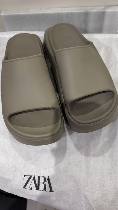Шлепки на платформе ZARA 40 размер