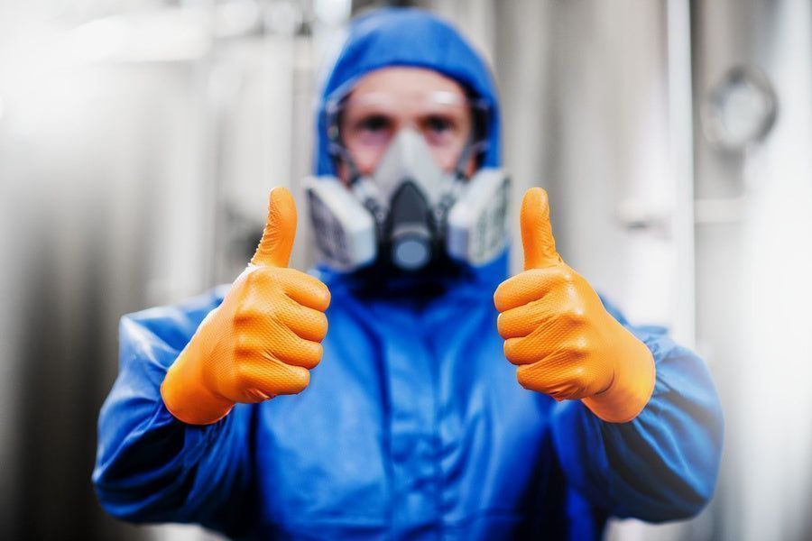 Manusi nitril premium mercator gogrip pro 3d portocaliu, marimea s 50b