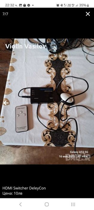 HDMI Switcher DeleyCon. 3 Port Selektor