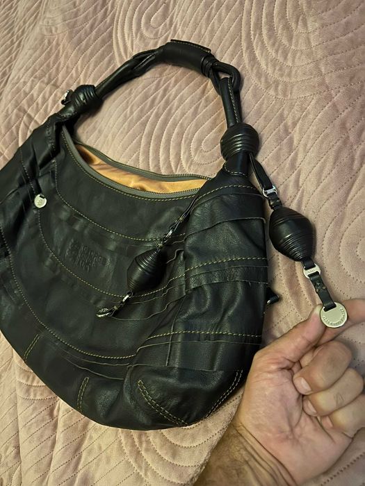 GEANTA de umar FULL PIELE naturala - GEORGE GINA & LUCY - Vintage !