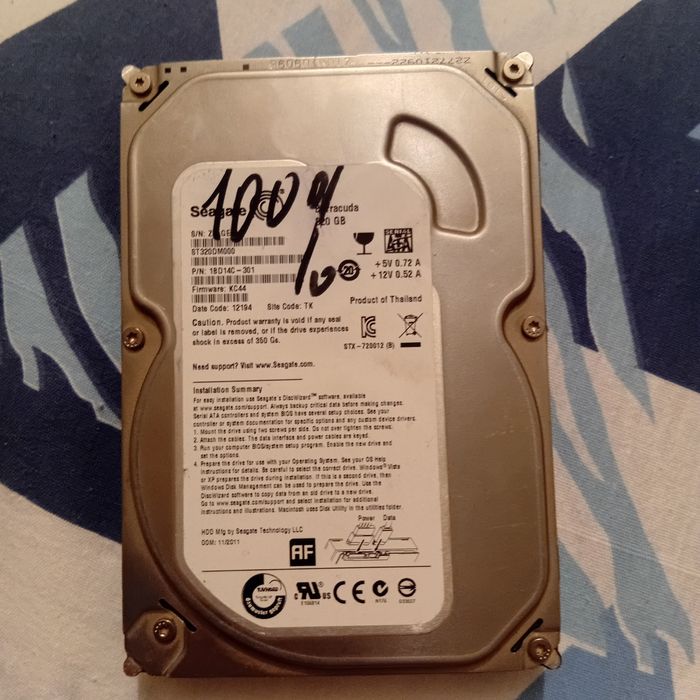 Hdd 320gb идеальное состояние