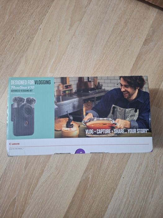 видеокамера Canon PowerShot V10 Advanced Vlogging Kit (черен)
