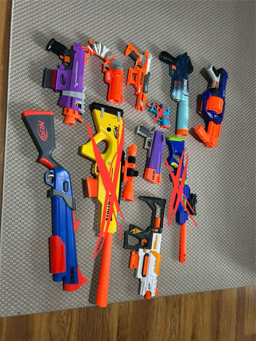 Vând puști Nerf (descriere pt prețuri)